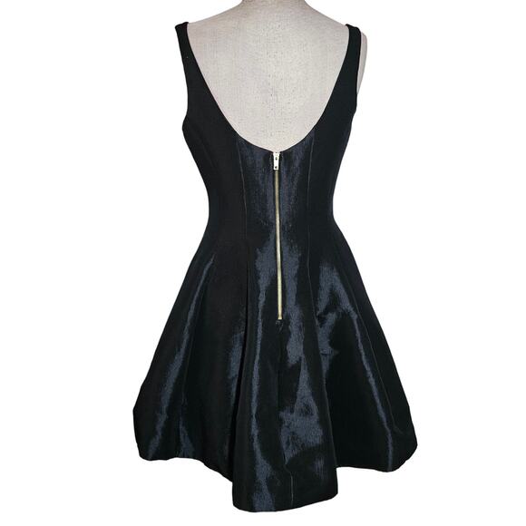 Betsy & Adam Black Sleeveless Mini Cocktail Dress Size 8 - Picture 2 of 5